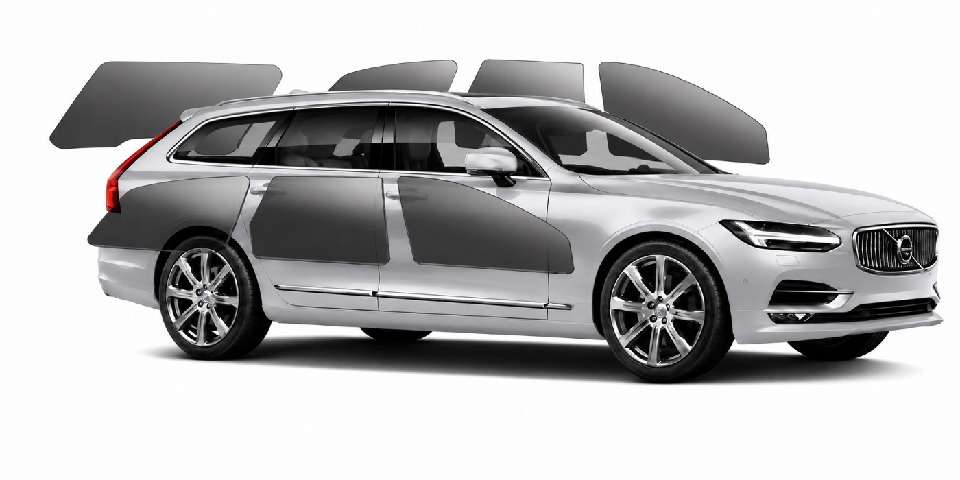 Car with professional pre-cut window film from Solar Gard